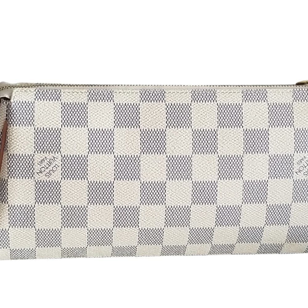 Authentic Louis Vuitton Eva Damier Azur Wristlet Handbag - Picture 5 of 14